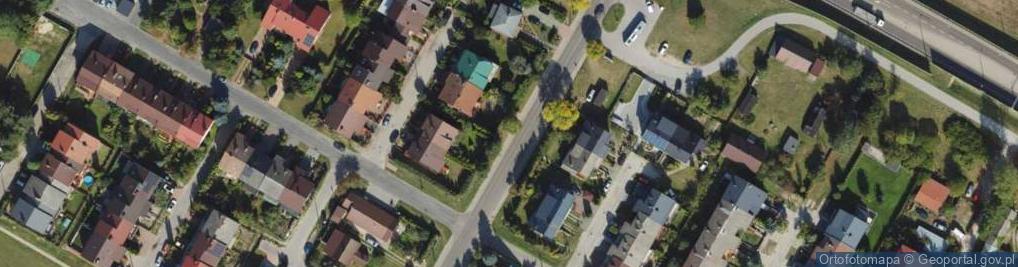 Zdjęcie satelitarne Francuska ul.