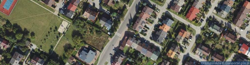 Zdjęcie satelitarne Francuska ul.