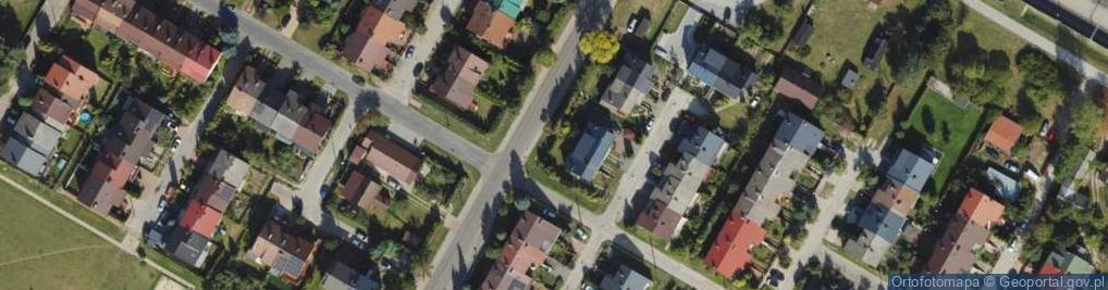 Zdjęcie satelitarne Francuska ul.