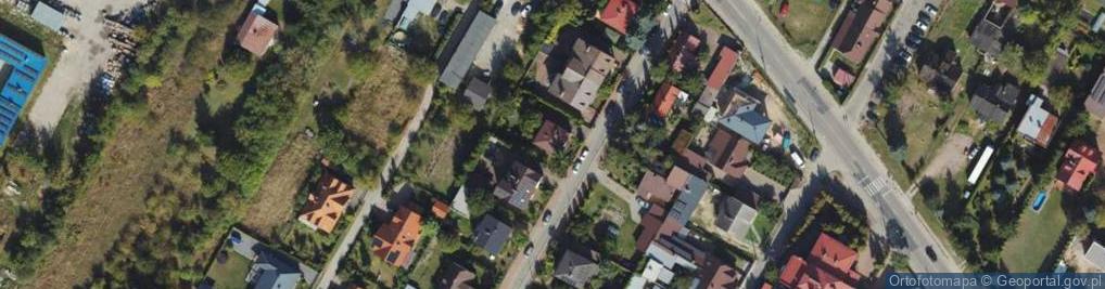 Zdjęcie satelitarne Francuska ul.