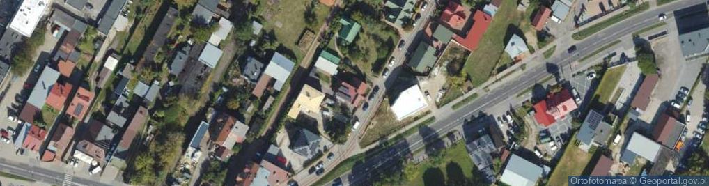 Zdjęcie satelitarne Francuska ul.