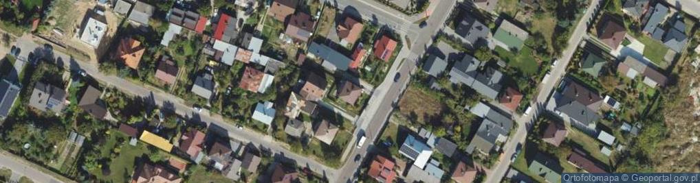 Zdjęcie satelitarne Francuska ul.