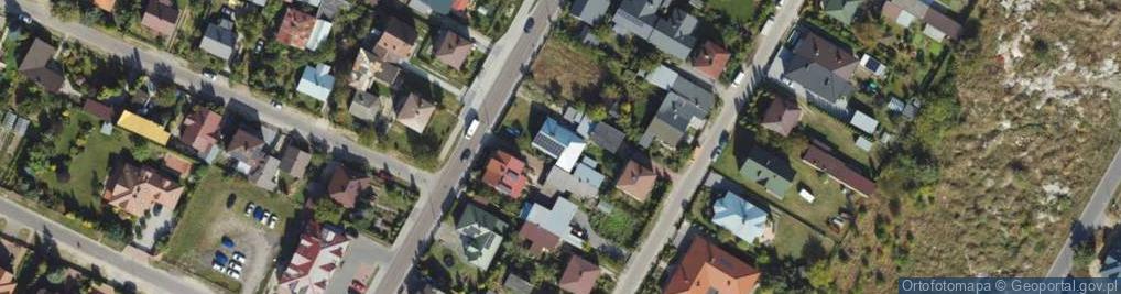 Zdjęcie satelitarne Francuska ul.