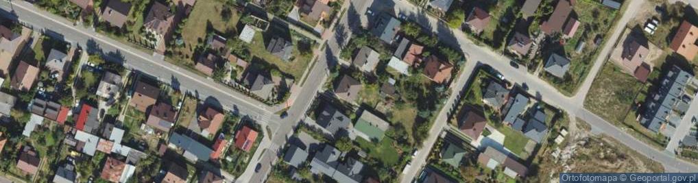 Zdjęcie satelitarne Francuska ul.