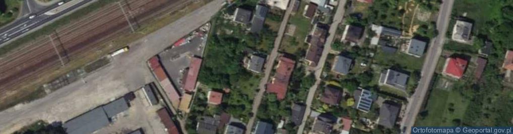 Zdjęcie satelitarne Franciszka Żwirki i Stanisława Wigury ul.