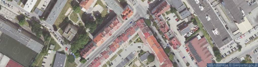 Zdjęcie satelitarne Franciszka Żwirki i Stanisława Wigury ul.