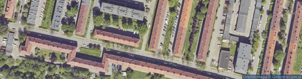 Zdjęcie satelitarne Franciszka Żwirki i Stanisława Wigury ul.