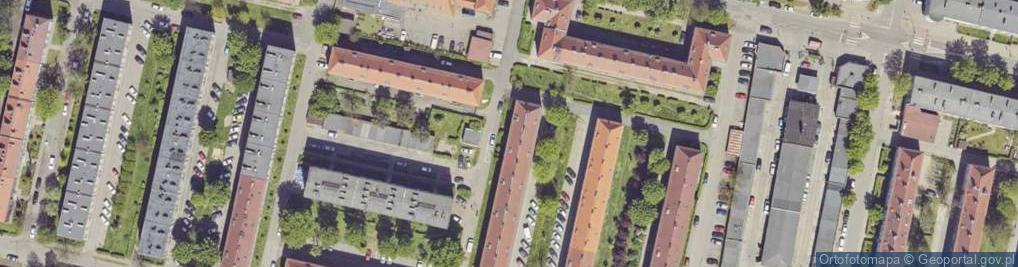 Zdjęcie satelitarne Franciszka Żwirki i Stanisława Wigury ul.