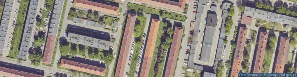 Zdjęcie satelitarne Franciszka Żwirki i Stanisława Wigury ul.