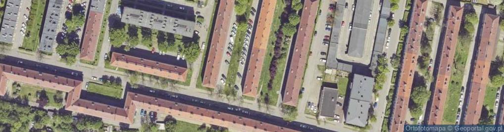 Zdjęcie satelitarne Franciszka Żwirki i Stanisława Wigury ul.