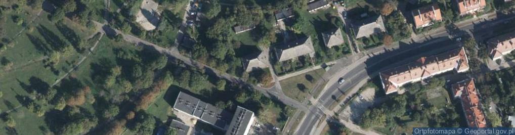 Zdjęcie satelitarne Franciszka Żwirki i Stanisława Wigury ul.
