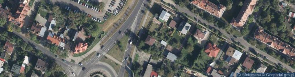 Zdjęcie satelitarne Franciszka Żwirki i Stanisława Wigury ul.