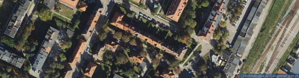 Zdjęcie satelitarne Frycza-Modrzewskiego Andrzeja ul.