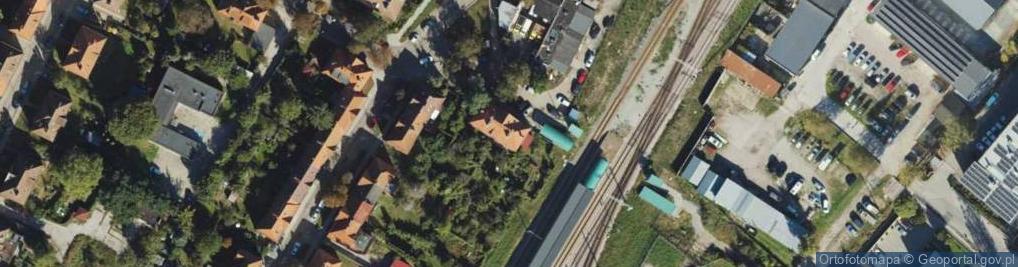Zdjęcie satelitarne Frycza-Modrzewskiego Andrzeja ul.