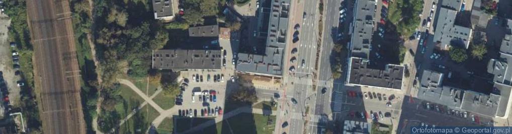 Zdjęcie satelitarne Franciszka Żwirki i Stanisława Wigury ul.