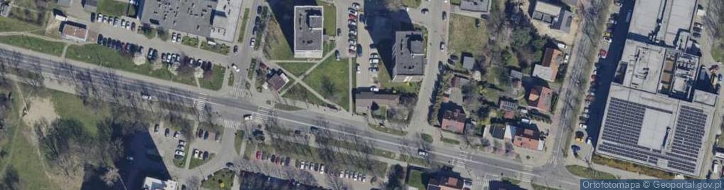 Zdjęcie satelitarne Franciszka Żwirki i Stanisława Wigury ul.