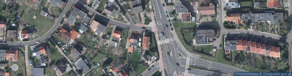Zdjęcie satelitarne Franciszka Żwirki i Stanisława Wigury ul.