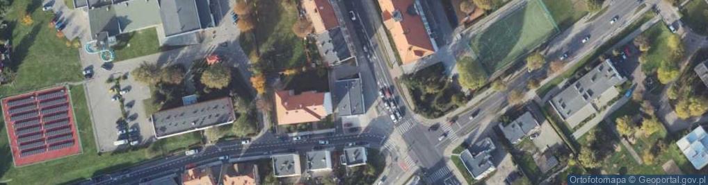 Zdjęcie satelitarne Franciszka Żwirki i Stanisława Wigury ul.