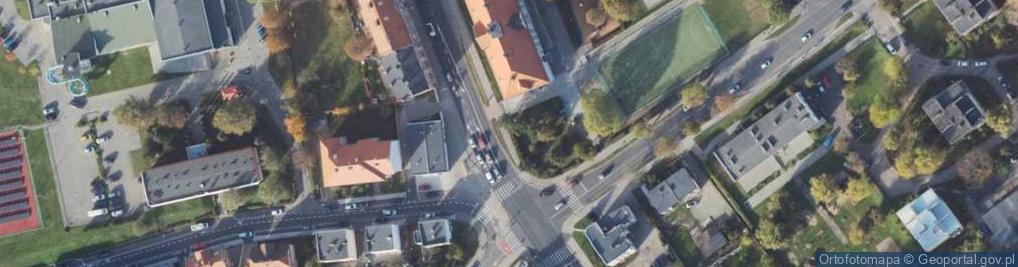 Zdjęcie satelitarne Franciszka Żwirki i Stanisława Wigury ul.