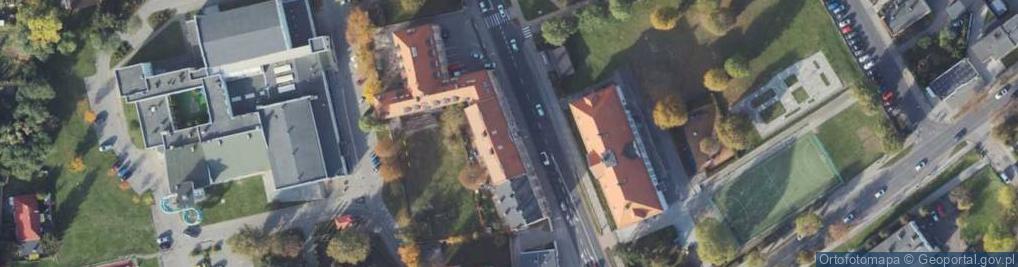 Zdjęcie satelitarne Franciszka Żwirki i Stanisława Wigury ul.