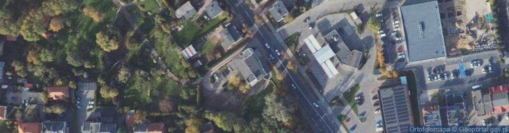 Zdjęcie satelitarne Franciszka Żwirki i Stanisława Wigury ul.
