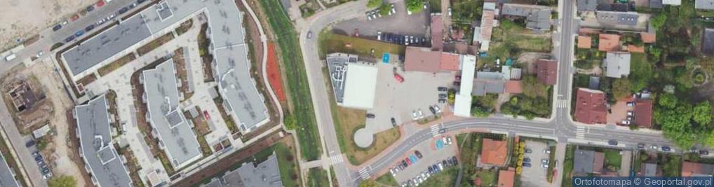 Zdjęcie satelitarne Franciszka Żwirki i Stanisława Wigury ul.