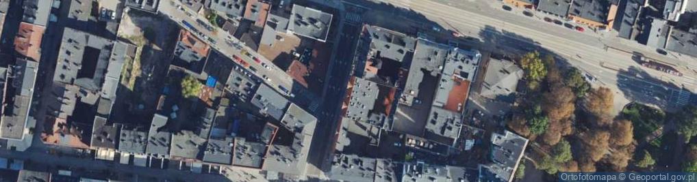 Zdjęcie satelitarne Francuska ul.