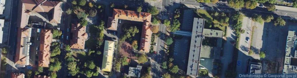 Zdjęcie satelitarne Francuska ul.