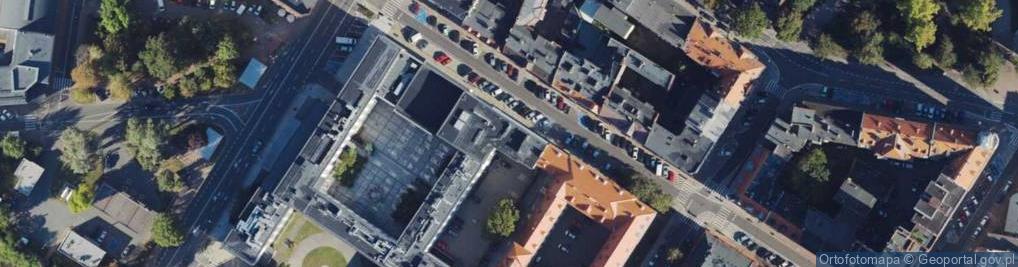 Zdjęcie satelitarne Franciszka Żwirki i Stanisława Wigury ul.