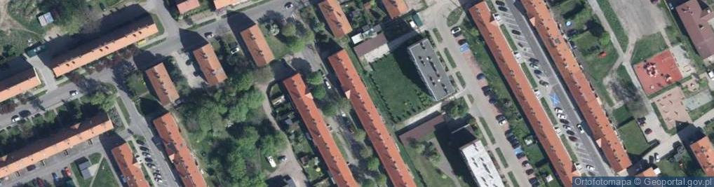 Zdjęcie satelitarne Franciszka Żwirki i Stanisława Wigury ul.