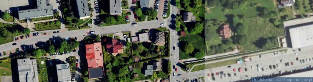 Zdjęcie satelitarne Franciszka Żwirki i Stanisława Wigury ul.