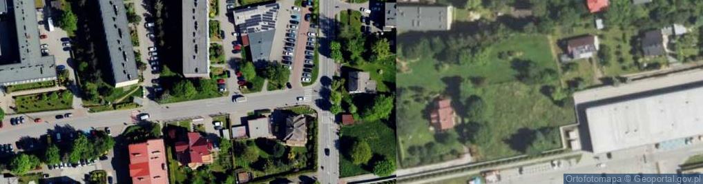 Zdjęcie satelitarne Franciszka Żwirki i Stanisława Wigury ul.