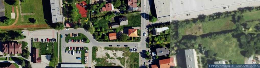 Zdjęcie satelitarne Franciszka Żwirki i Stanisława Wigury ul.