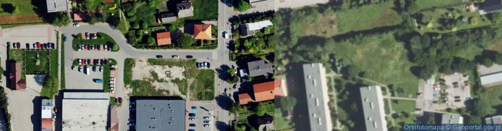 Zdjęcie satelitarne Franciszka Żwirki i Stanisława Wigury ul.