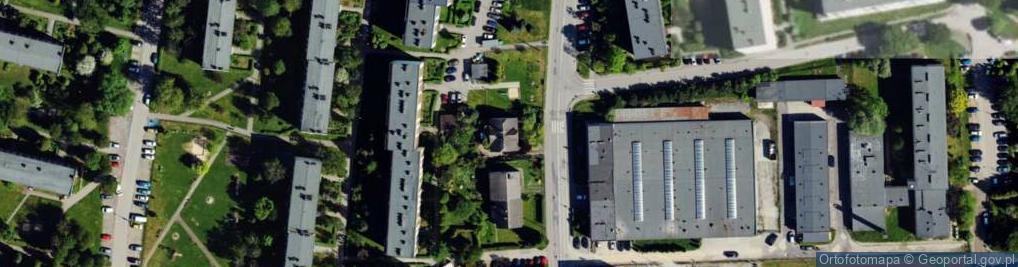 Zdjęcie satelitarne Franciszka Żwirki i Stanisława Wigury ul.
