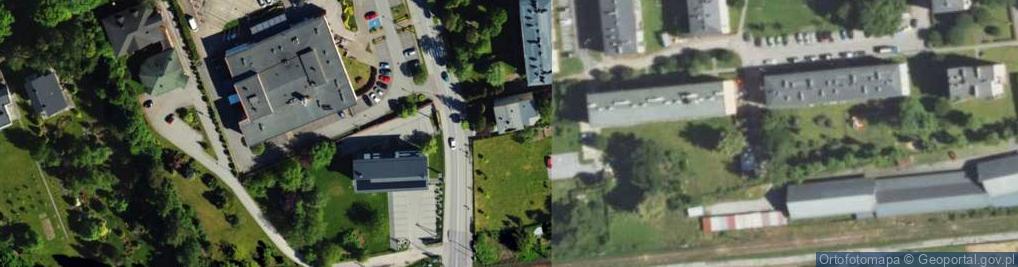 Zdjęcie satelitarne Franciszka Żwirki i Stanisława Wigury ul.