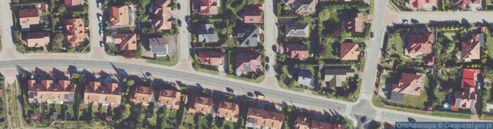 Zdjęcie satelitarne Francuska ul.