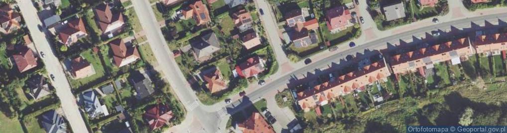 Zdjęcie satelitarne Francuska ul.