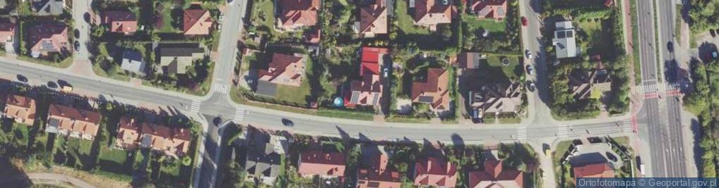 Zdjęcie satelitarne Francuska ul.