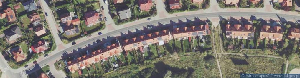 Zdjęcie satelitarne Francuska ul.