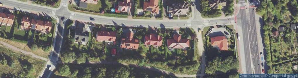 Zdjęcie satelitarne Francuska ul.