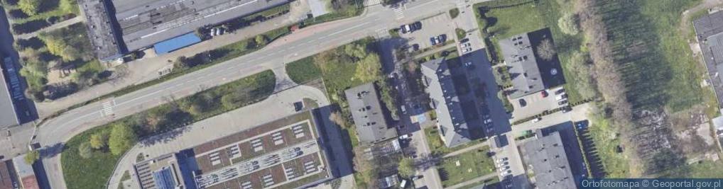 Zdjęcie satelitarne Franciszka Żwirki i Stanisława Wigury ul.
