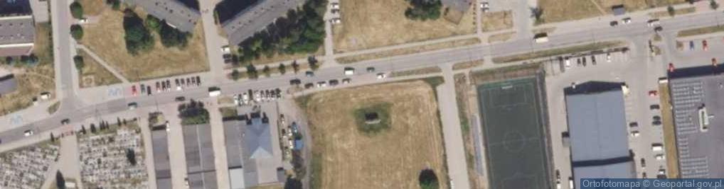Zdjęcie satelitarne Franciszka Żwirki i Stanisława Wigury ul.