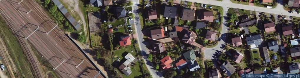 Zdjęcie satelitarne Franciszka Żwirki i Stanisława Wigury ul.