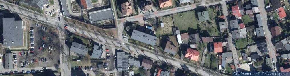 Zdjęcie satelitarne Franciszka Żwirki i Stanisława Wigury ul.