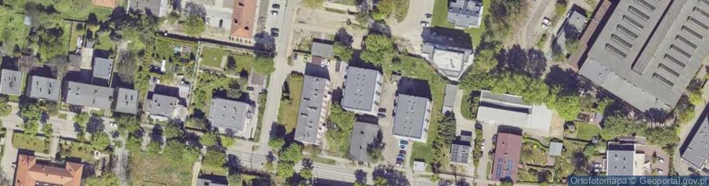 Zdjęcie satelitarne Franciszka Żwirki i Stanisława Wigury ul.