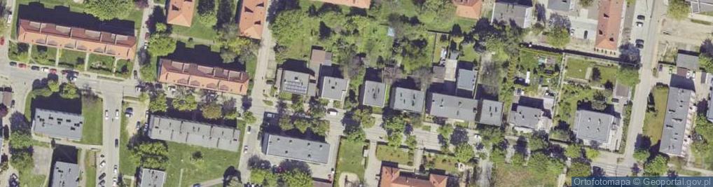 Zdjęcie satelitarne Franciszka Żwirki i Stanisława Wigury ul.