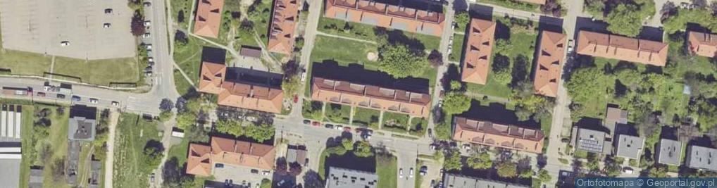 Zdjęcie satelitarne Franciszka Żwirki i Stanisława Wigury ul.