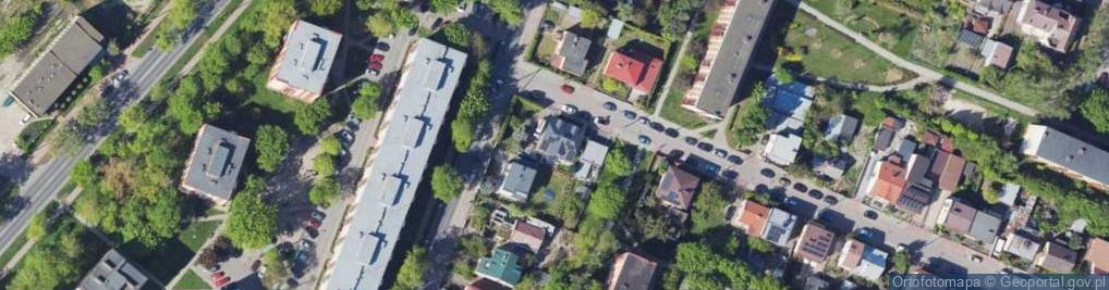 Zdjęcie satelitarne Franciszka Żwirki i Stanisława Wigury ul.