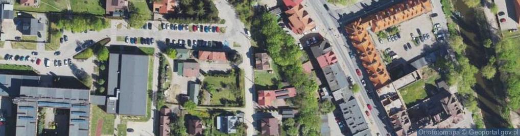 Zdjęcie satelitarne Franciszka Żwirki i Stanisława Wigury ul.